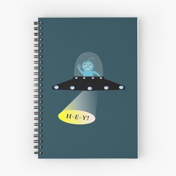 Item preview, Blue extraterrestial Hey designed and sold by SmileMiau.