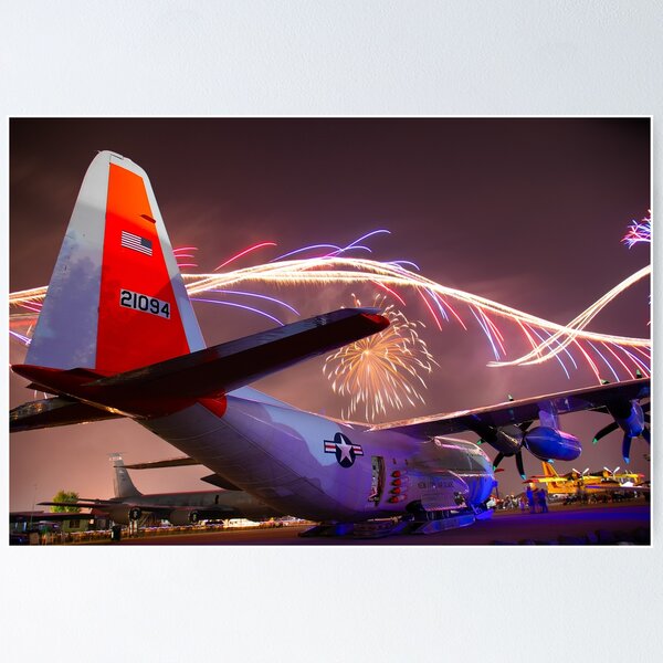 Item preview, 109th AW LC-130 Skibird with Fireworks designed and sold by Nate Anders.