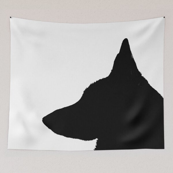 Item preview, Silhouette of a German Shepherd designed and sold by StampCity.