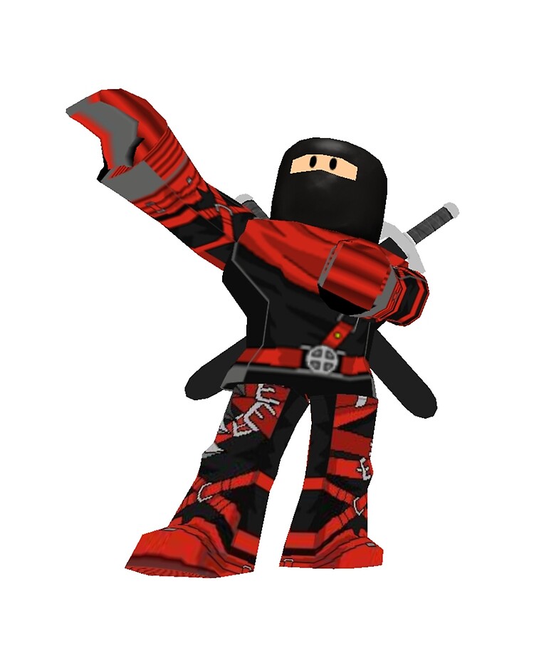 Funda Y Vinilo Para Ipad Asesino Ninja Roblox De Best5trading Redbubble - cara de deadpool roblox