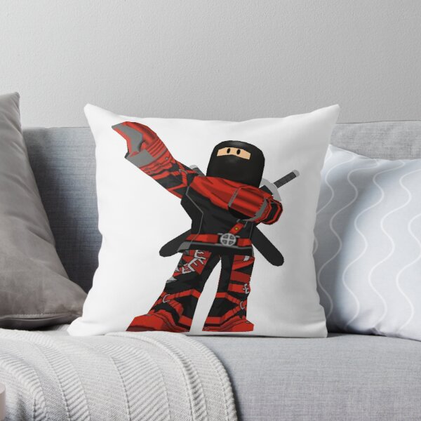 Roblox Face Avatar Smile Throw Pillow By Best5trading Redbubble - pillow mesh roblox