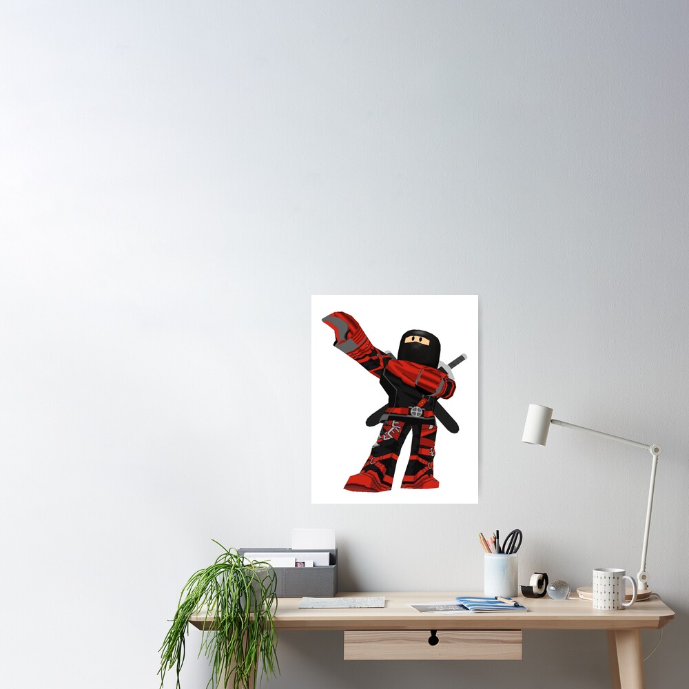 Roblox Ninja Assassin Poster By Best5trading Redbubble - deadpool in roblox roblox superheroes