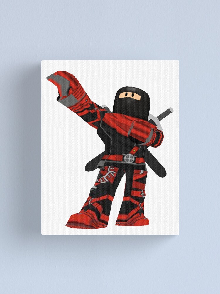 Roblox Ninja Assassin Canvas Print By Best5trading Redbubble - roblox chainsaw