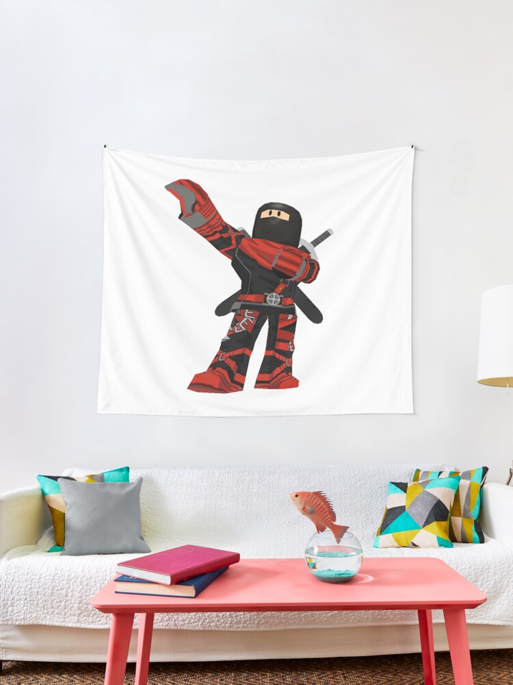 Roblox Ninja Assassin Tapestry By Best5trading Redbubble - a cold wall pants roblox
