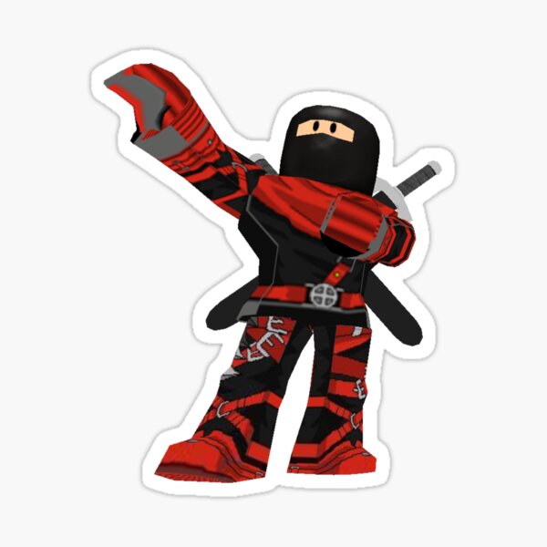 Pegatinas Roblox Ninja Redbubble - tengo la espada muy grande roblox ninja assassin