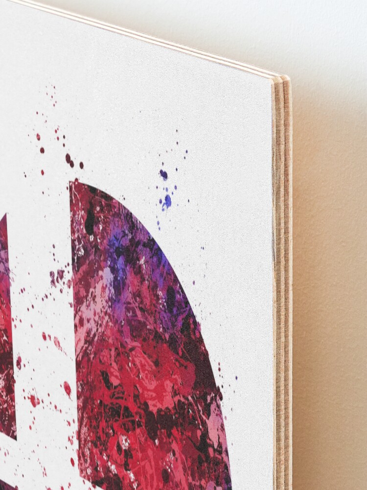 Alternate view of Super Smash Splatter Mounted Print