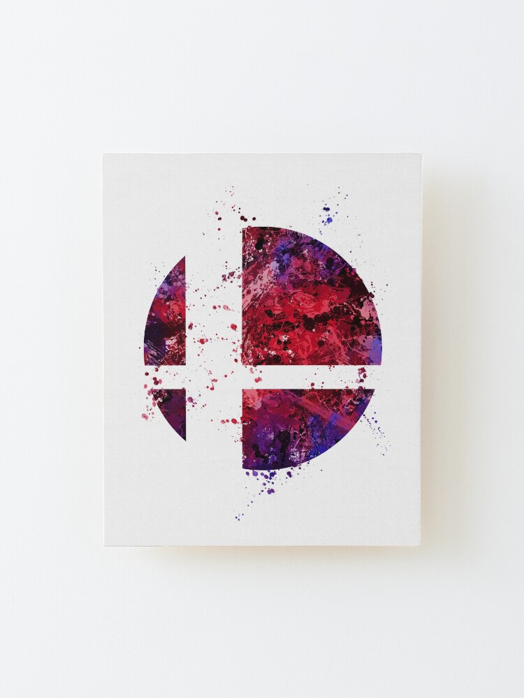 Alternate view of Super Smash Splatter Mounted Print
