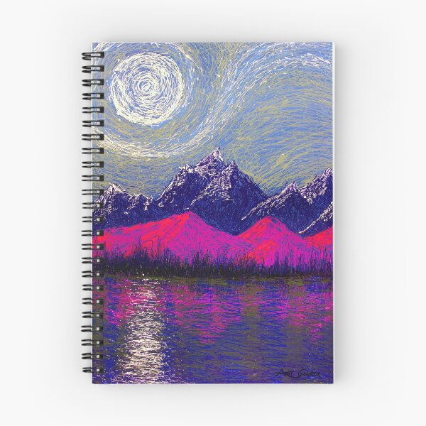 Item preview, Purple Mountain By ArtGuru 9034 - Drip Painting On Canvas designed and sold by Art Guru.