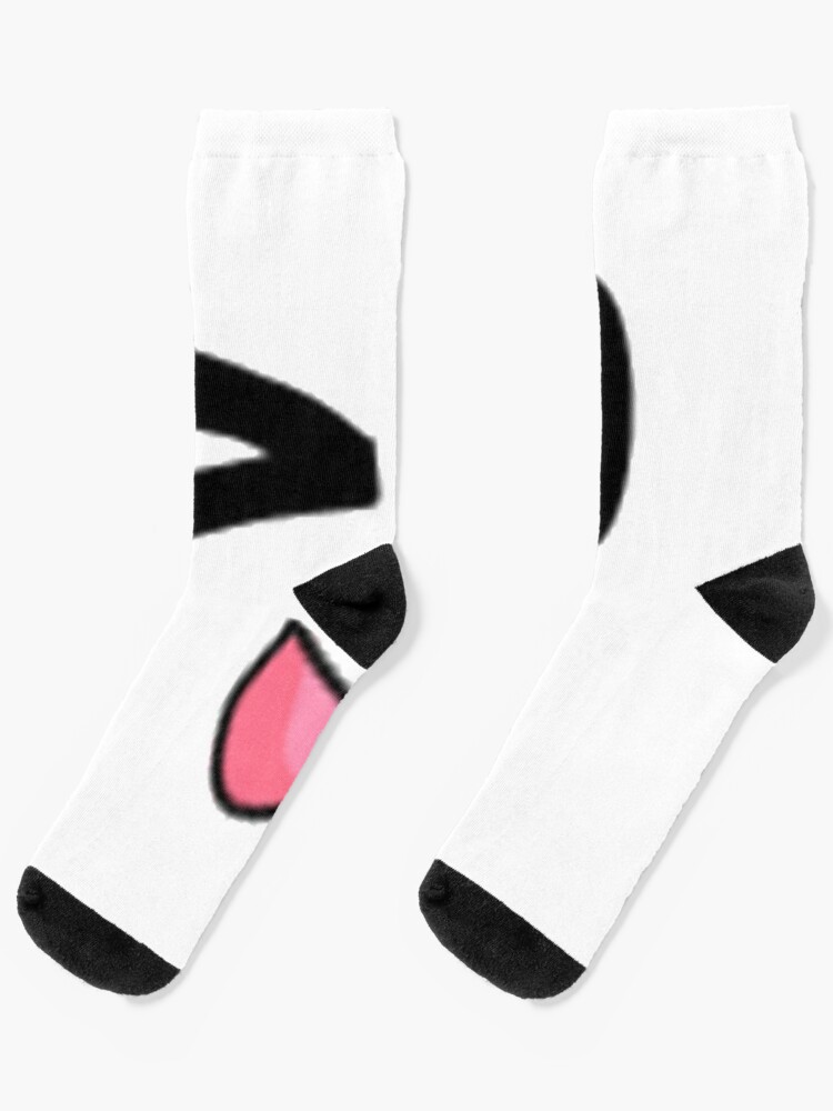 Roblox Wink Face Smiley Emoticon Video Game Socks By Best5trading Redbubble - wink roblox