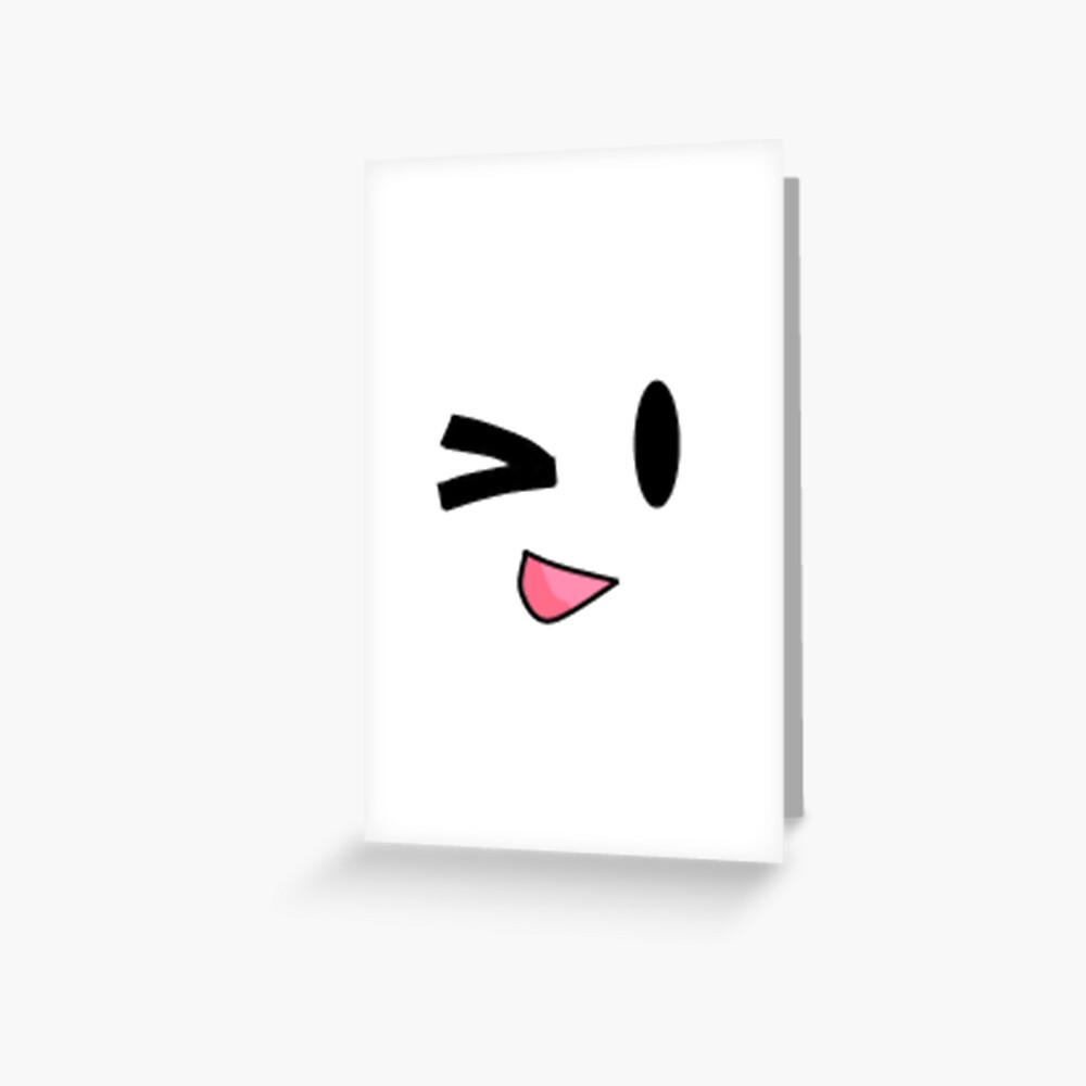 Roblox Wink Face Smiley Emoticon Video Game Art Print By Best5trading Redbubble - roblox chill face crying