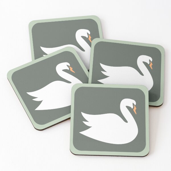 Item preview, Retro Swan Glyph designed and sold by MclaughlinGifts.
