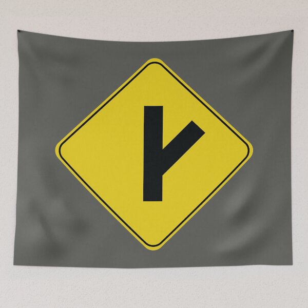 Item preview, Caution Road Sign Y Intersection designed and sold by Shanestillz.