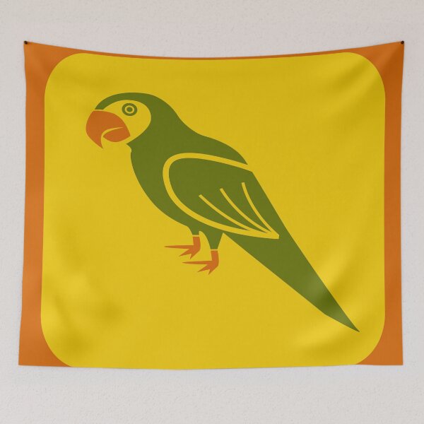 Item preview, Retro Parrot Art designed and sold by MclaughlinGifts.