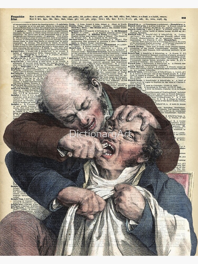 Dentist pulling teeth over old dictionary page