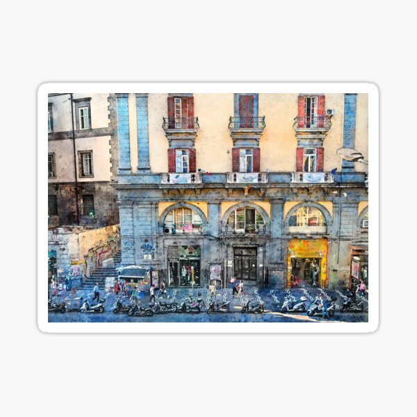 Neapol Napoli Italy city art #Napoli Sticker