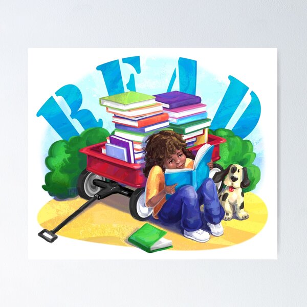 Item preview, Book Wagon designed and sold by ImagineThatNYC.
