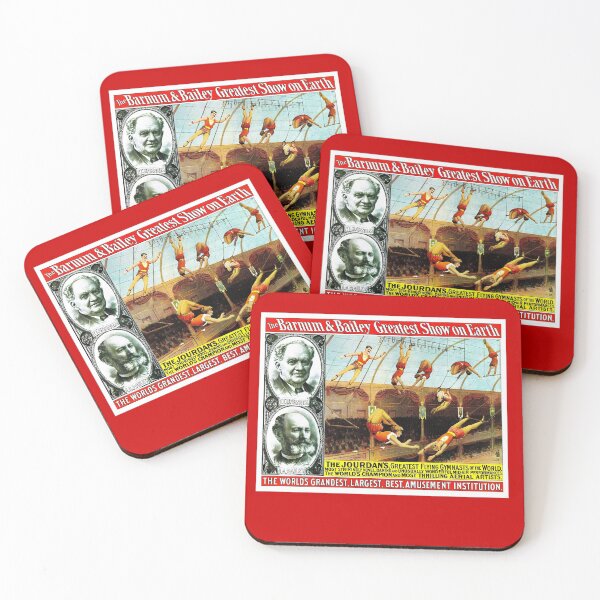 Item preview, BARNUM and BAILEY CIRCUS : Vintage Trapeze Advertising Print designed and sold by posterbobs.