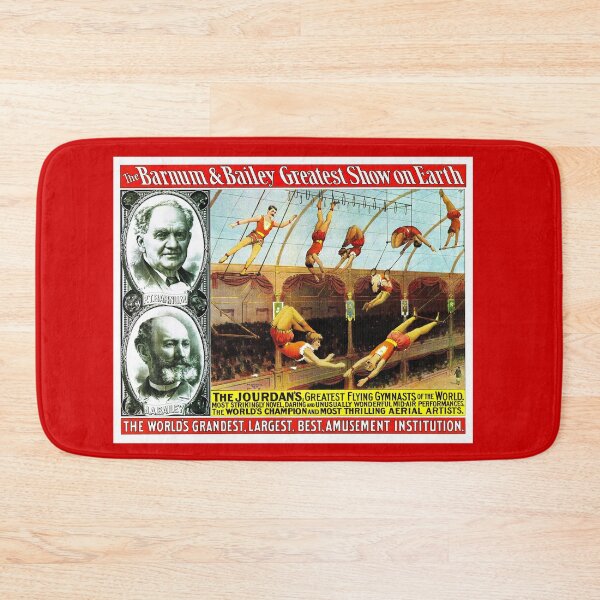 Item preview, BARNUM and BAILEY CIRCUS : Vintage Trapeze Advertising Print designed and sold by posterbobs.