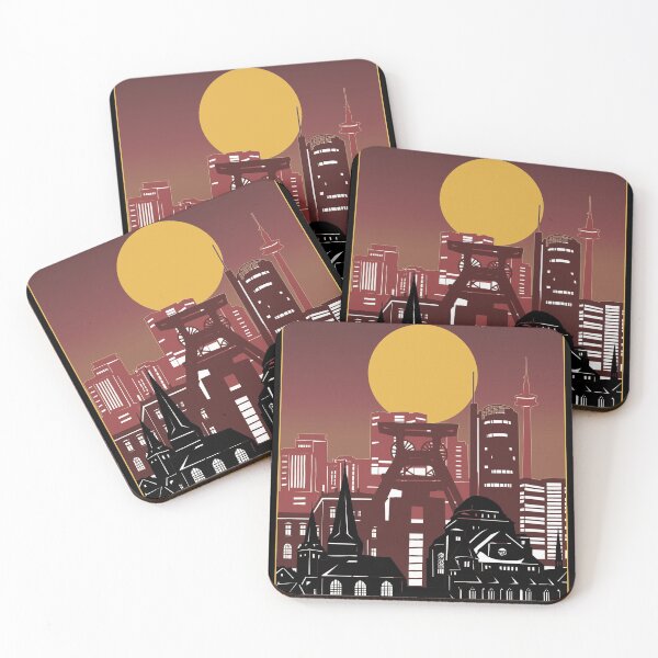 Item preview, essen skyline designed and sold by BekimART2.