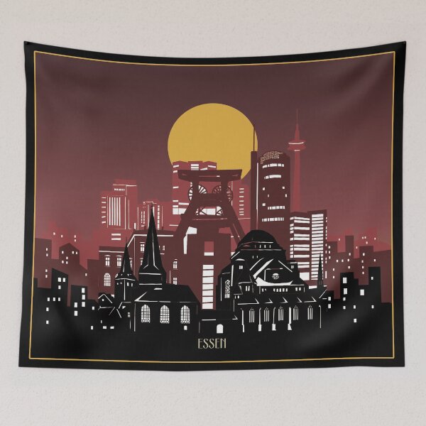 Item preview, essen skyline designed and sold by BekimART2.