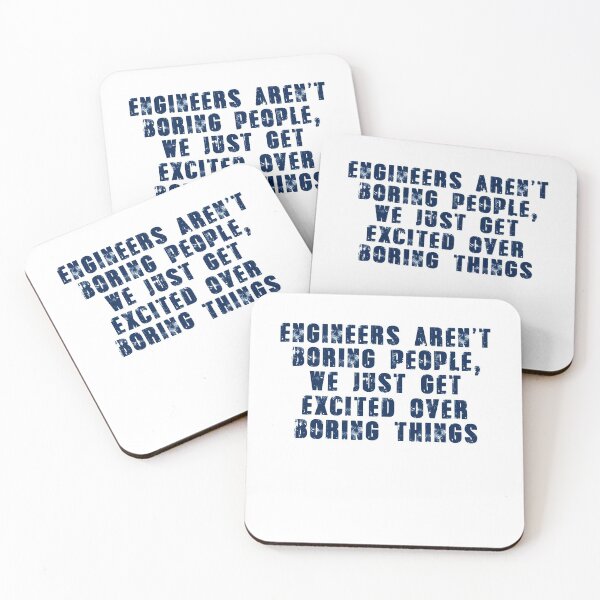 Item preview, Engineers Aren't Boring designed and sold by Visualsplendors.