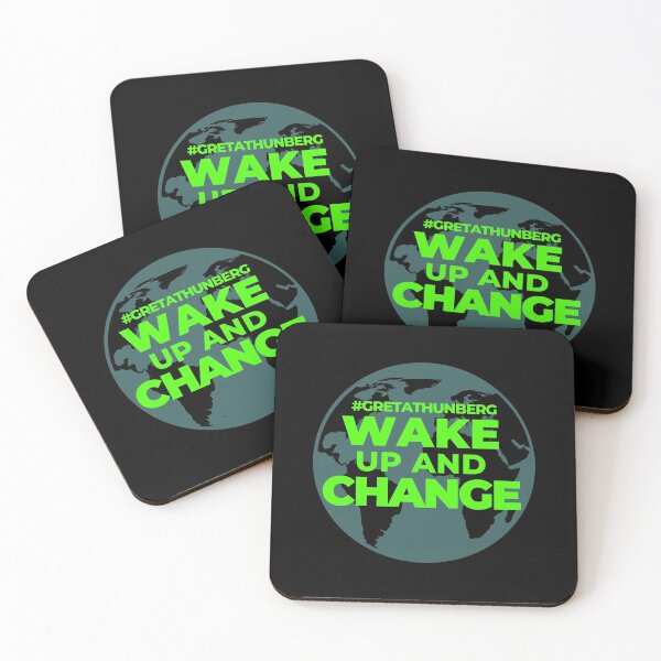 Item preview, Wake Up and Change Planet Earth Help Climate Strike Nature Future Natural Enviroement Cute Funny Gift Idea designed and sold by EpsilonEridani.