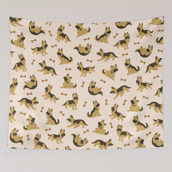 Item preview, Adorable German Shepherd Cute Puppy Dog - Pattern designed and sold by BrianSmith84.