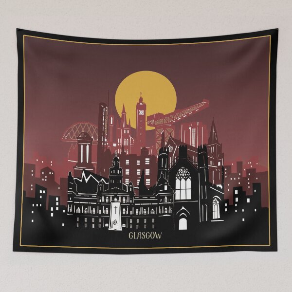 Artikelvorschau, Glasgow Skyline entworfen und verkauft von BekimART2.