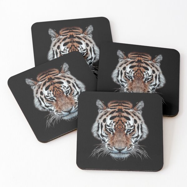 Item preview, wild tiger head wallart  designed and sold by Mk5studio.