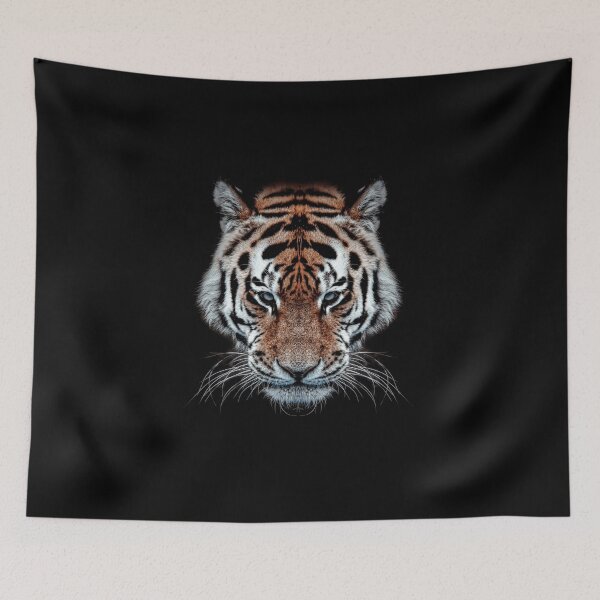 Item preview, wild tiger head wallart  designed and sold by Mk5studio.