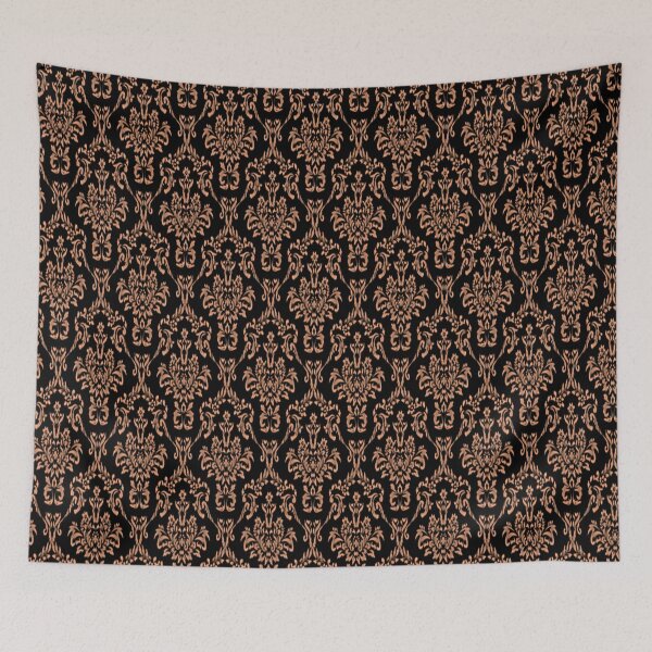 Item preview, Orange and Black Vintage Pattern designed and sold by pro2ozoa.