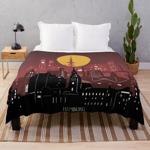 Item preview, hamburg skyline designed and sold by BekimART2.