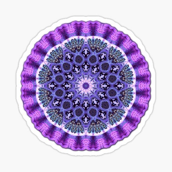 Purple Frill Sticker