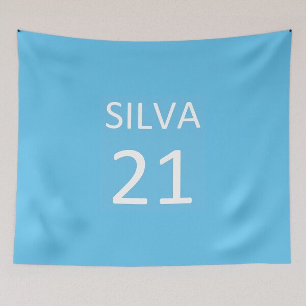 Item preview, David Silva Manchester City designed and sold by lochlainlacy.