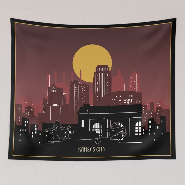 Item preview, kansas city skyline designed and sold by BekimART2.