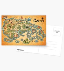 Hoenn Map Postcards