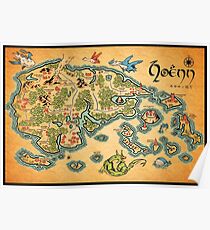 Póster Mapa de Hoenn