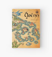 Hoenn Map Hardcover Journal