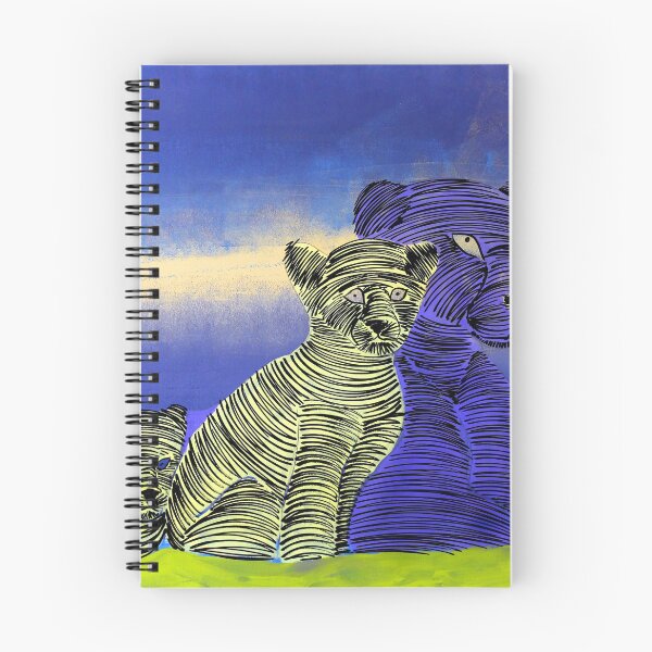 Item preview, Jaguar Mamma and the Cubs By ArtGuru 9069 - Acrylic On Paper designed and sold by Art Guru.