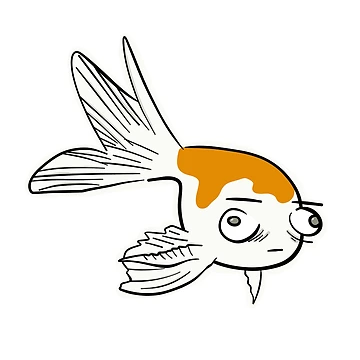 Artwork thumbnail, Derpy Goldfish by SubtleSplit