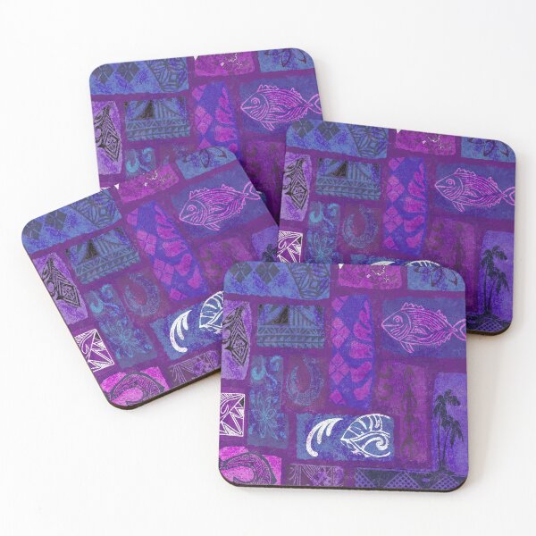 Item preview, Hawaiian Tapa Collage designed and sold by sunnthreads.