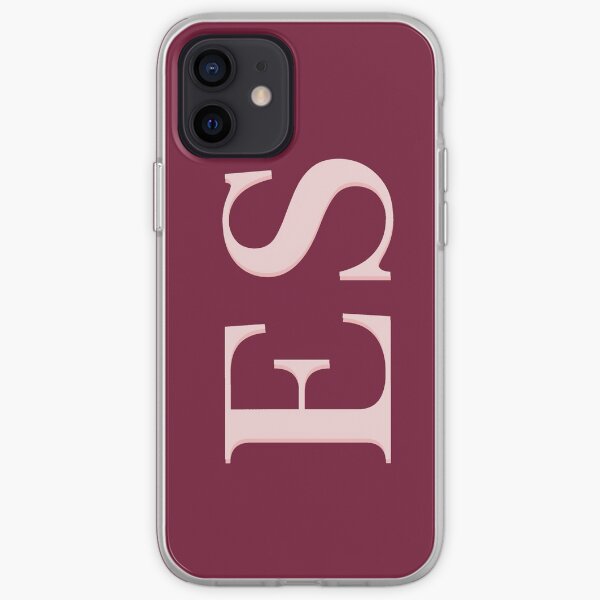 Cas initial personnalisable - Rose pourpre (nous envoyer un message avant d'acheter) Coque souple iPhone