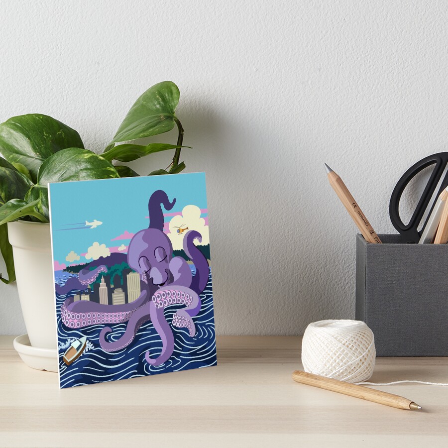 Monster Love Art Board Print