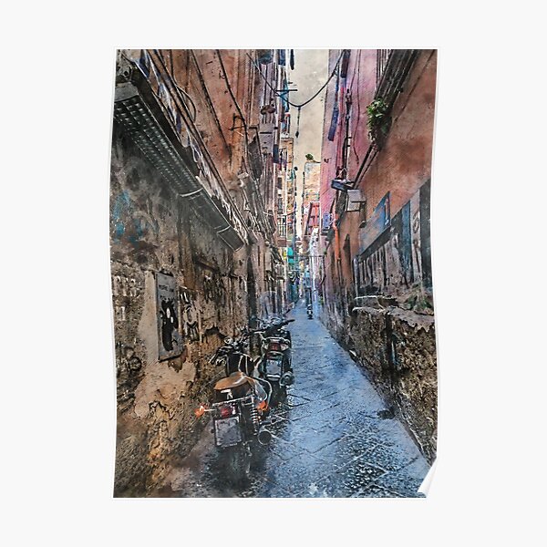 Neapol Napoli Italy city art #Napoli Poster