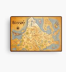 Sinnoh Map Metal Print