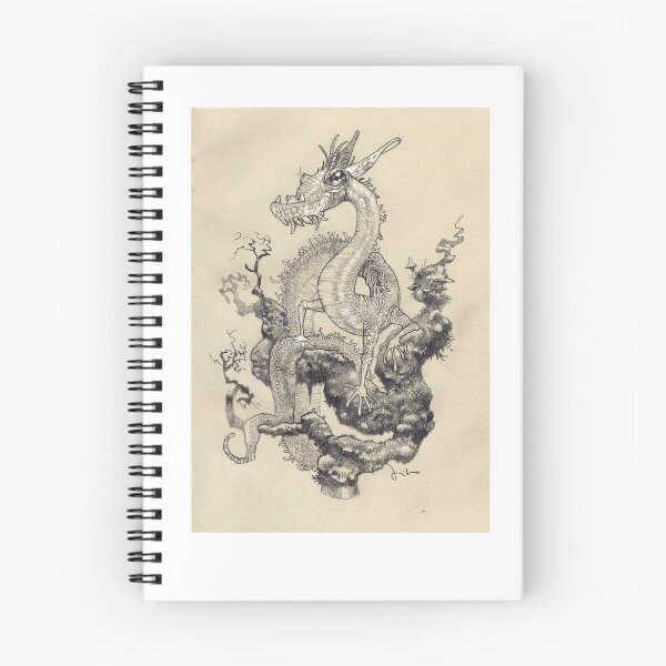 Item preview, Pencil drawing of a dragon posing. designed and sold by tiho.