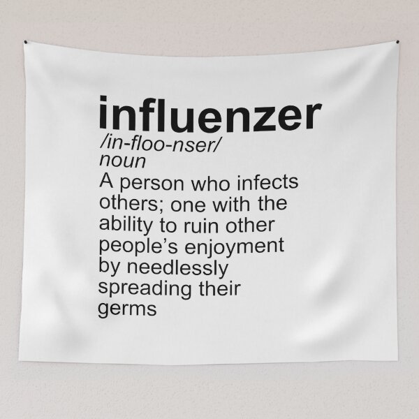 Item preview, Influencer / Influenzer designed and sold by PoshJocks.