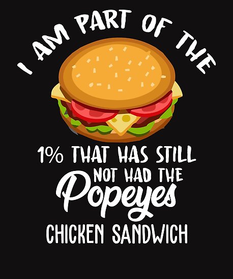 popeyes chicken sandwich t shirt