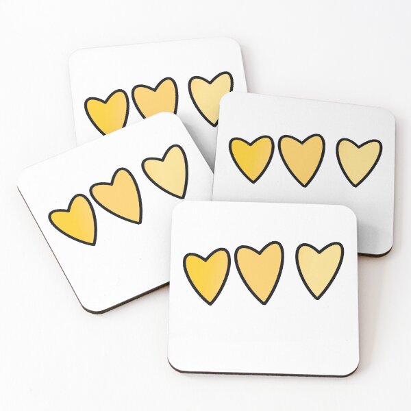 Item preview, yellow hearts designed and sold by pltulley.