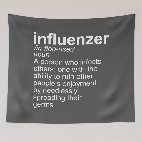 Item preview, Influencer / Influenzer designed and sold by PoshJocks.